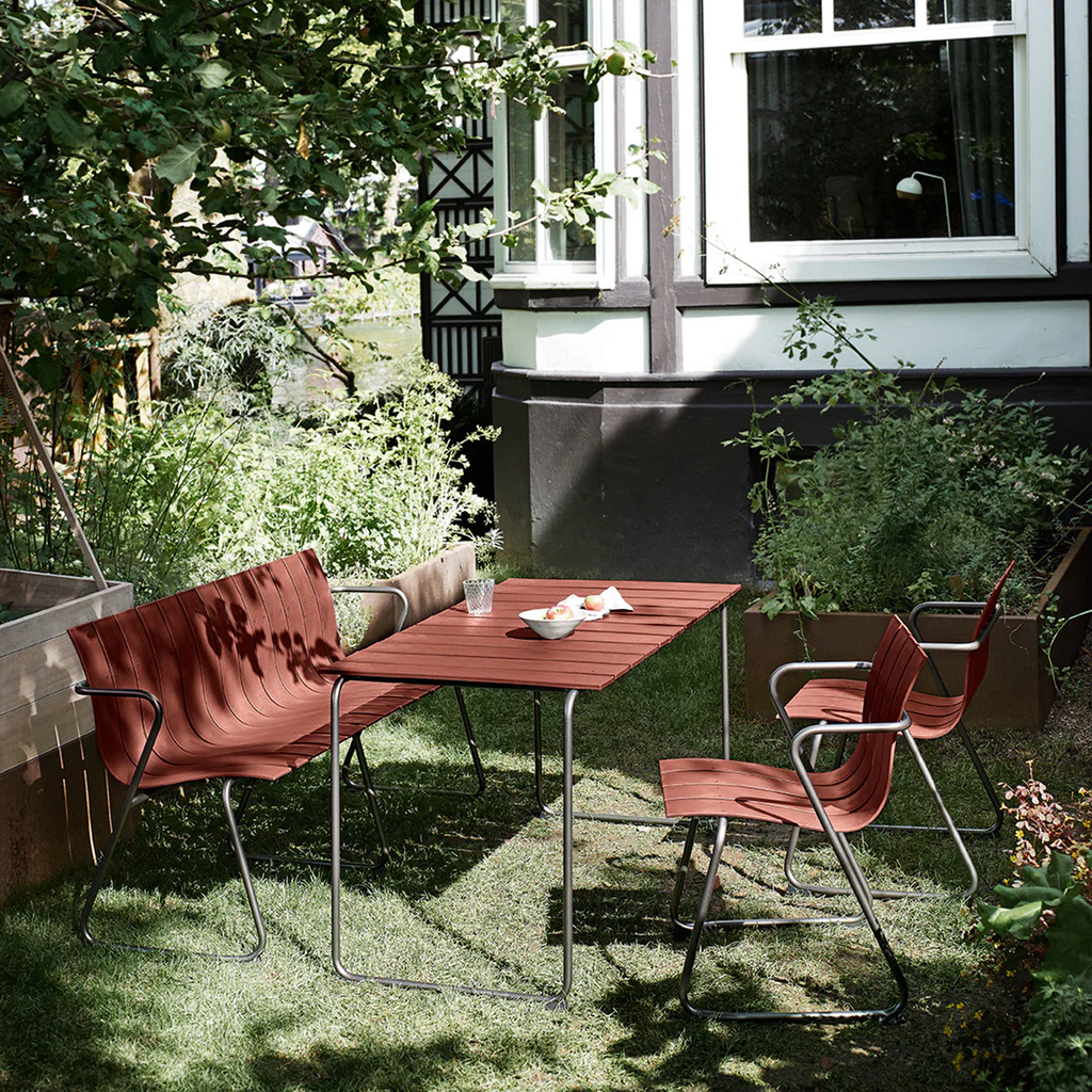 Ocean Table | Burnt Red | 4 pers. | by Jørgen & Nanna Ditzel - 画像 (4)